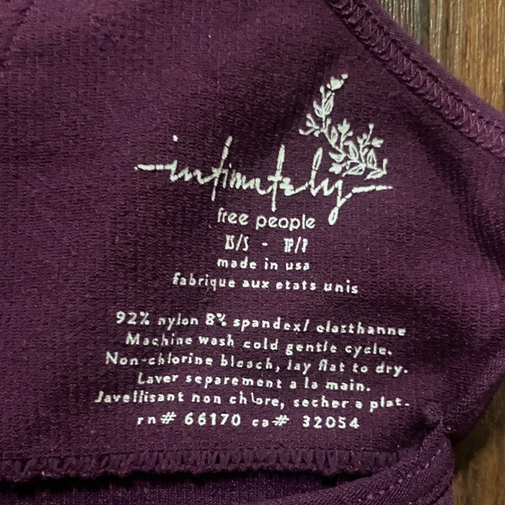 Free People Intimately Purple Bralette XS/S - Picture 4 of 4
